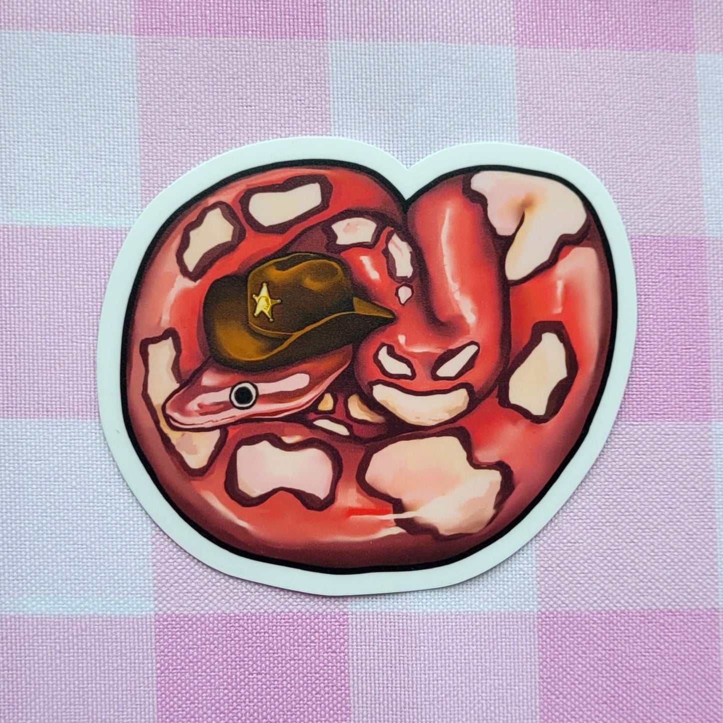 sheriff slitherina sticker