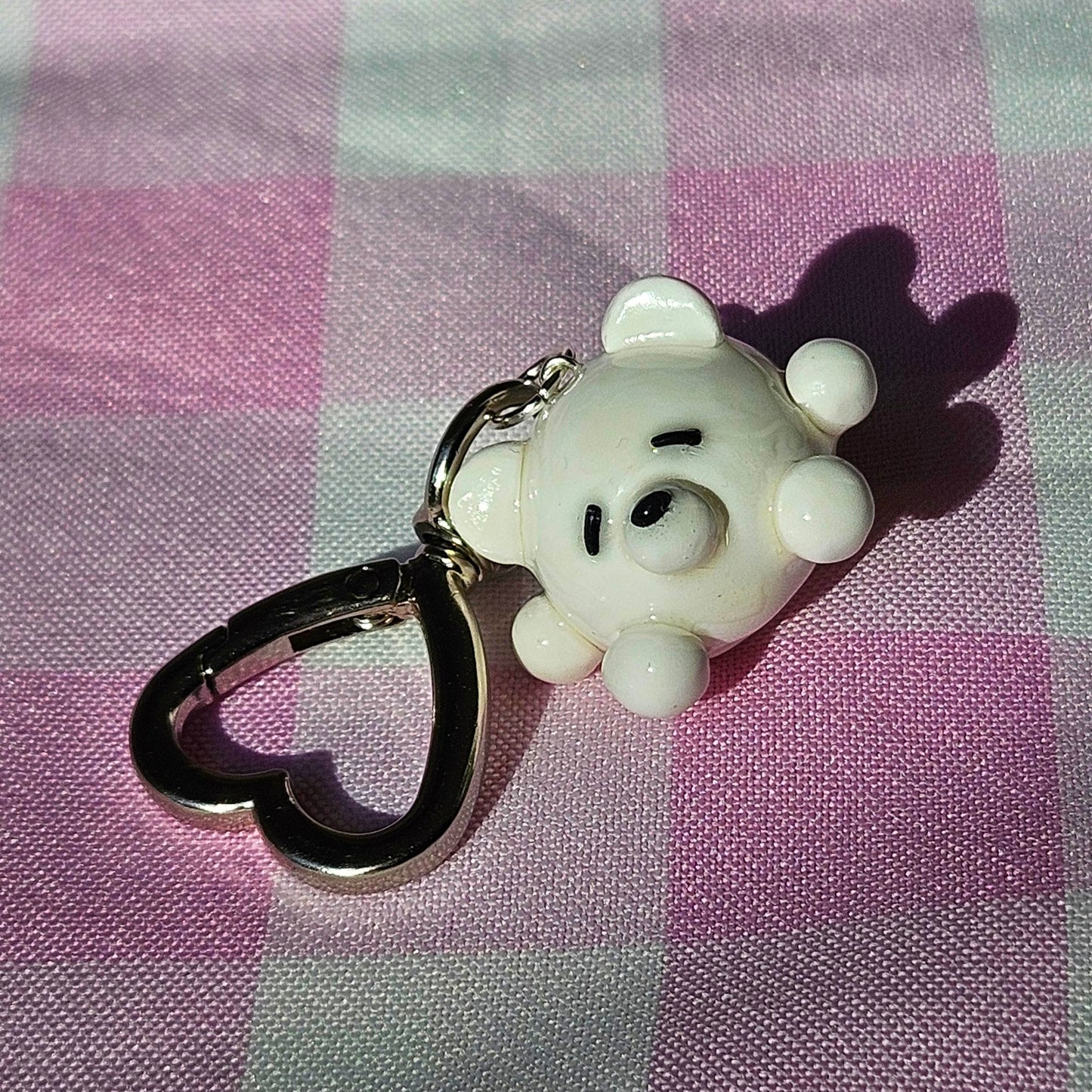 polar bear keychain