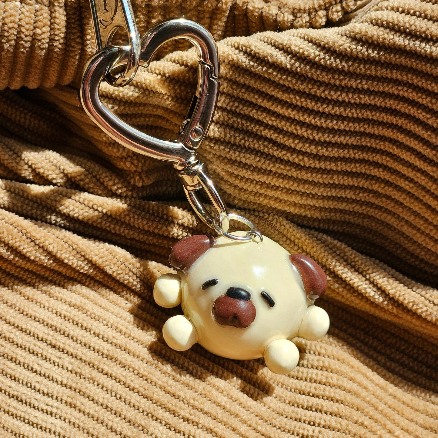pug keychain