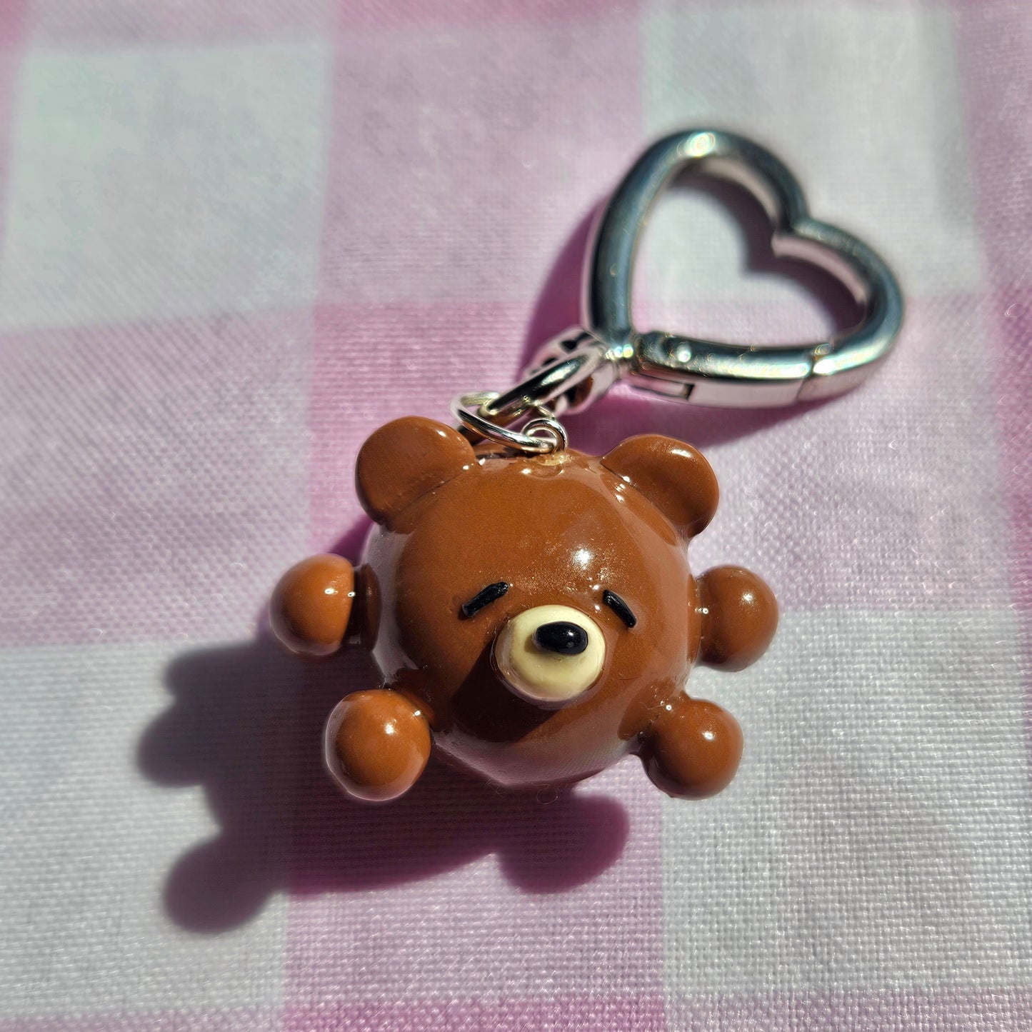 brown bear keychain
