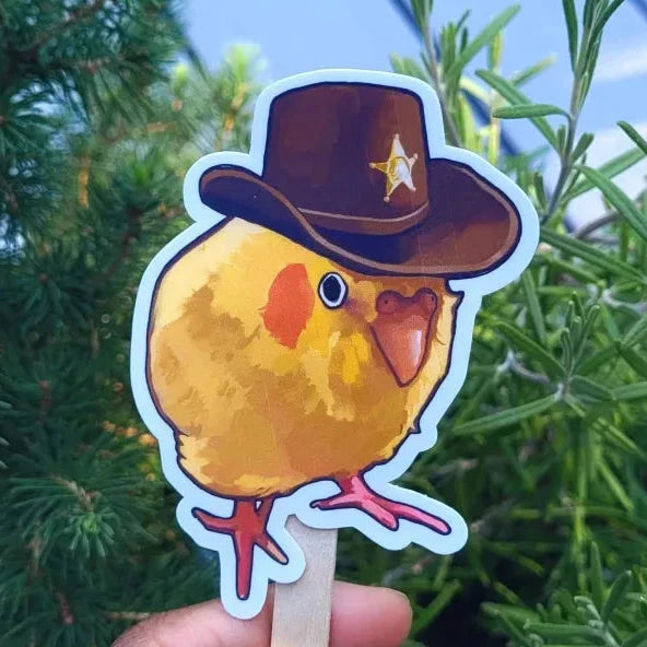 sheriff chickadee sticker