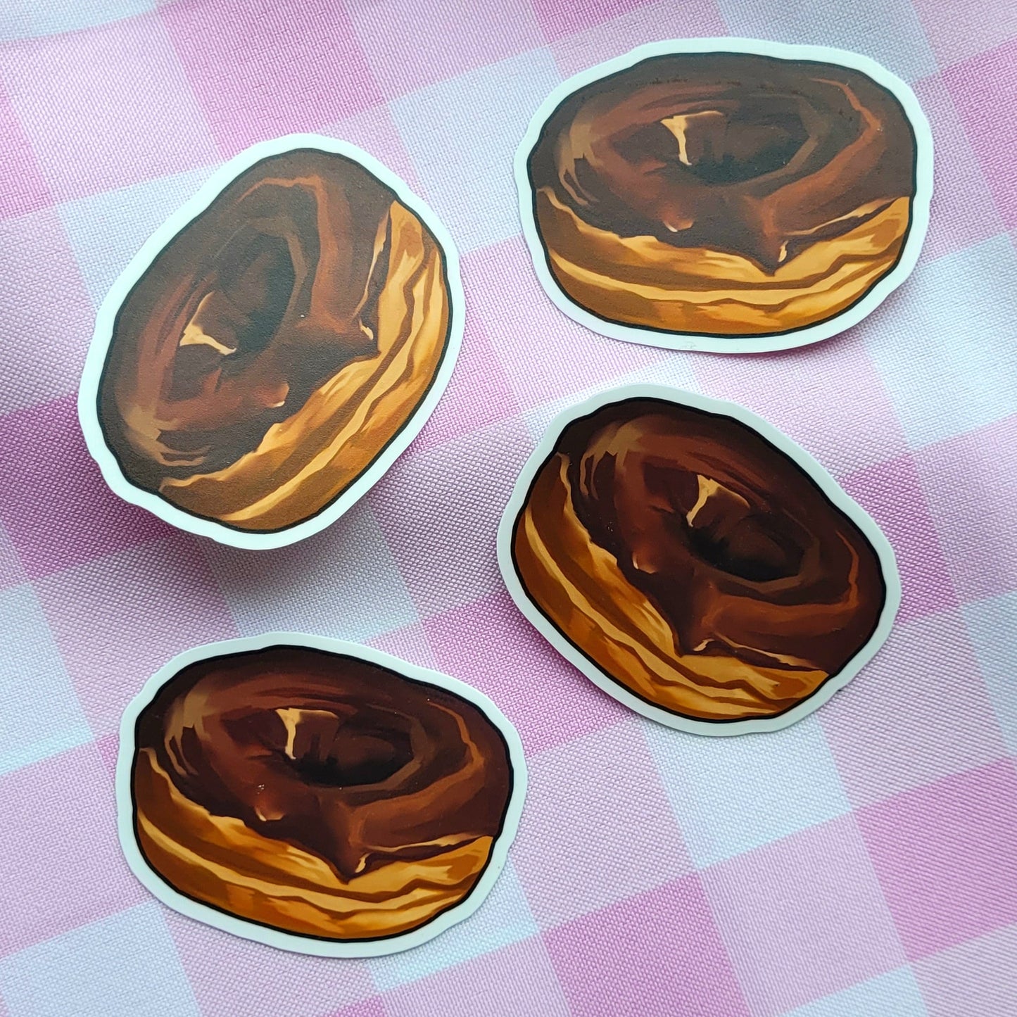 chocolate donut sticker