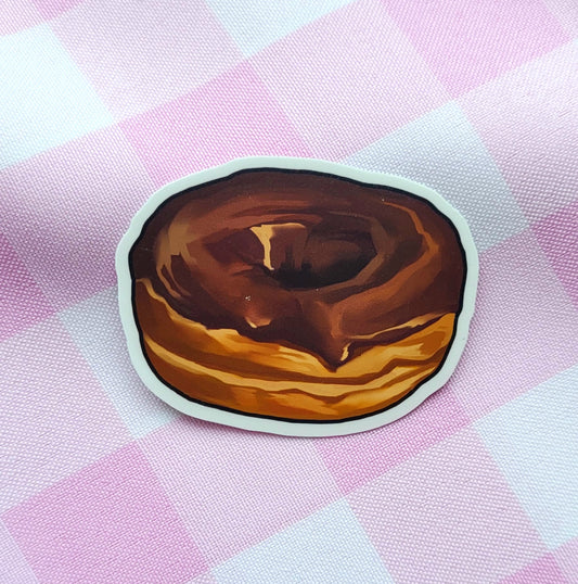 chocolate donut sticker