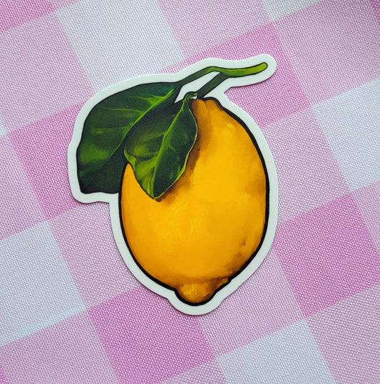 lemon sticker