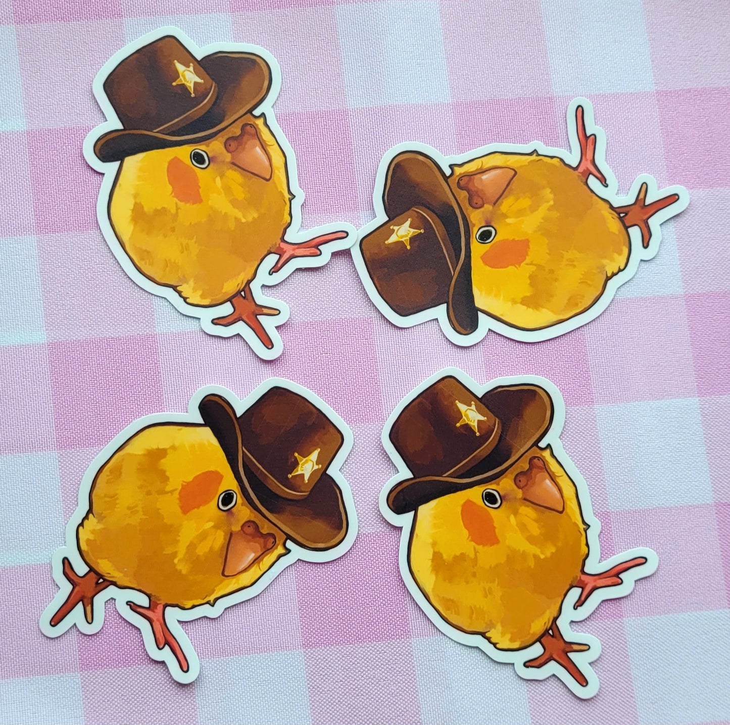 sheriff chickadee sticker