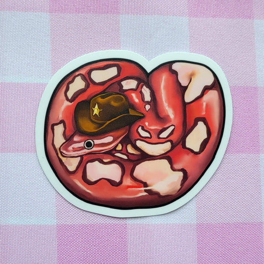 sheriff slitherina sticker