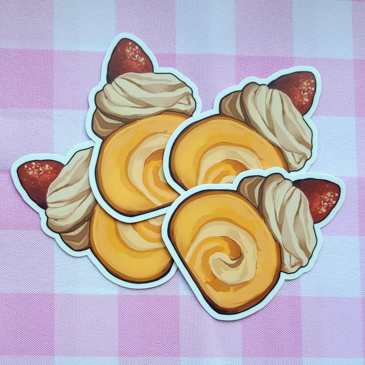 swiss roll sticker