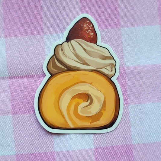 swiss roll sticker