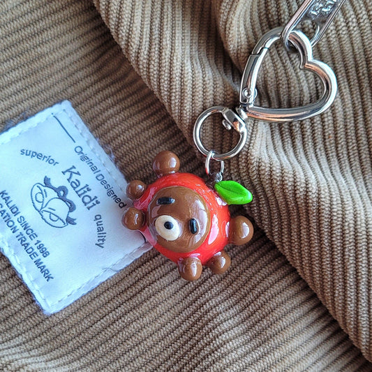 apple bear keychain