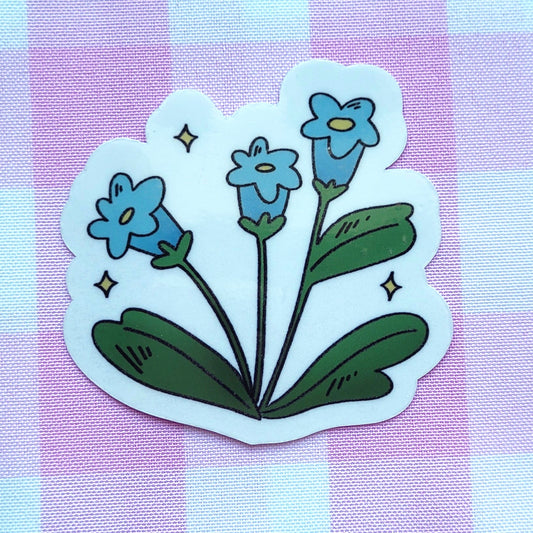 blue trumpet vine sticker