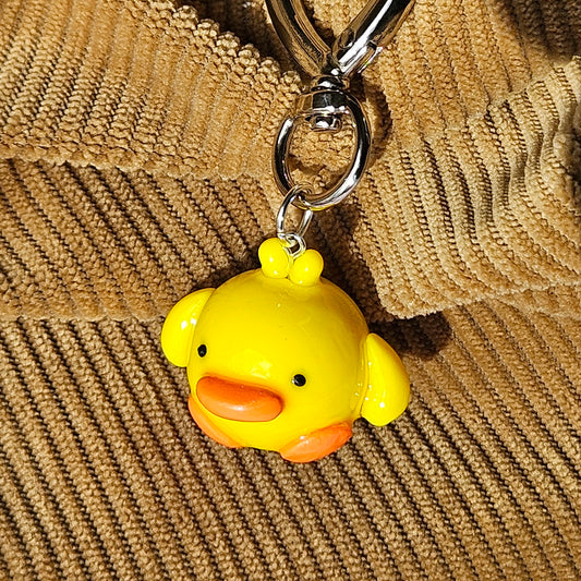 yellow duck keychain