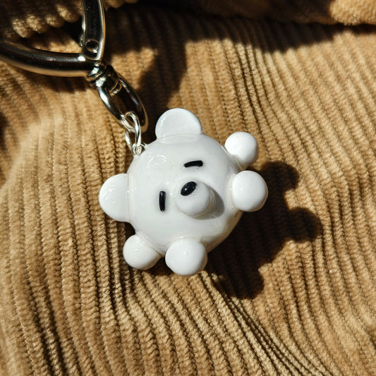polar bear keychain