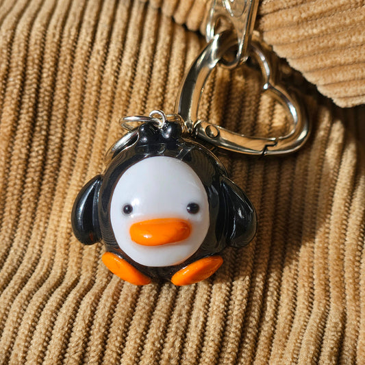 penguin keychain