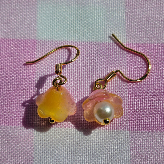 sunset lily earrings